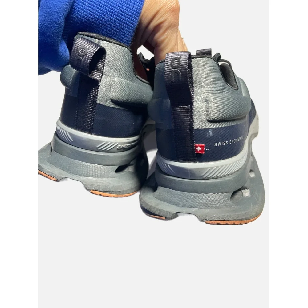 On Cloudnova Form Sneakers Mens 10 Navy Grey Running Athletic Shoes Low Top